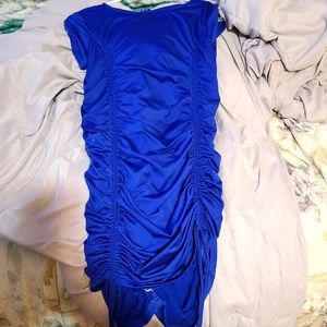 A sexy dark blue club dress